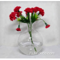 Одиночные высокие пузырьковые стеклянные шарики цветочные вазы центральные части